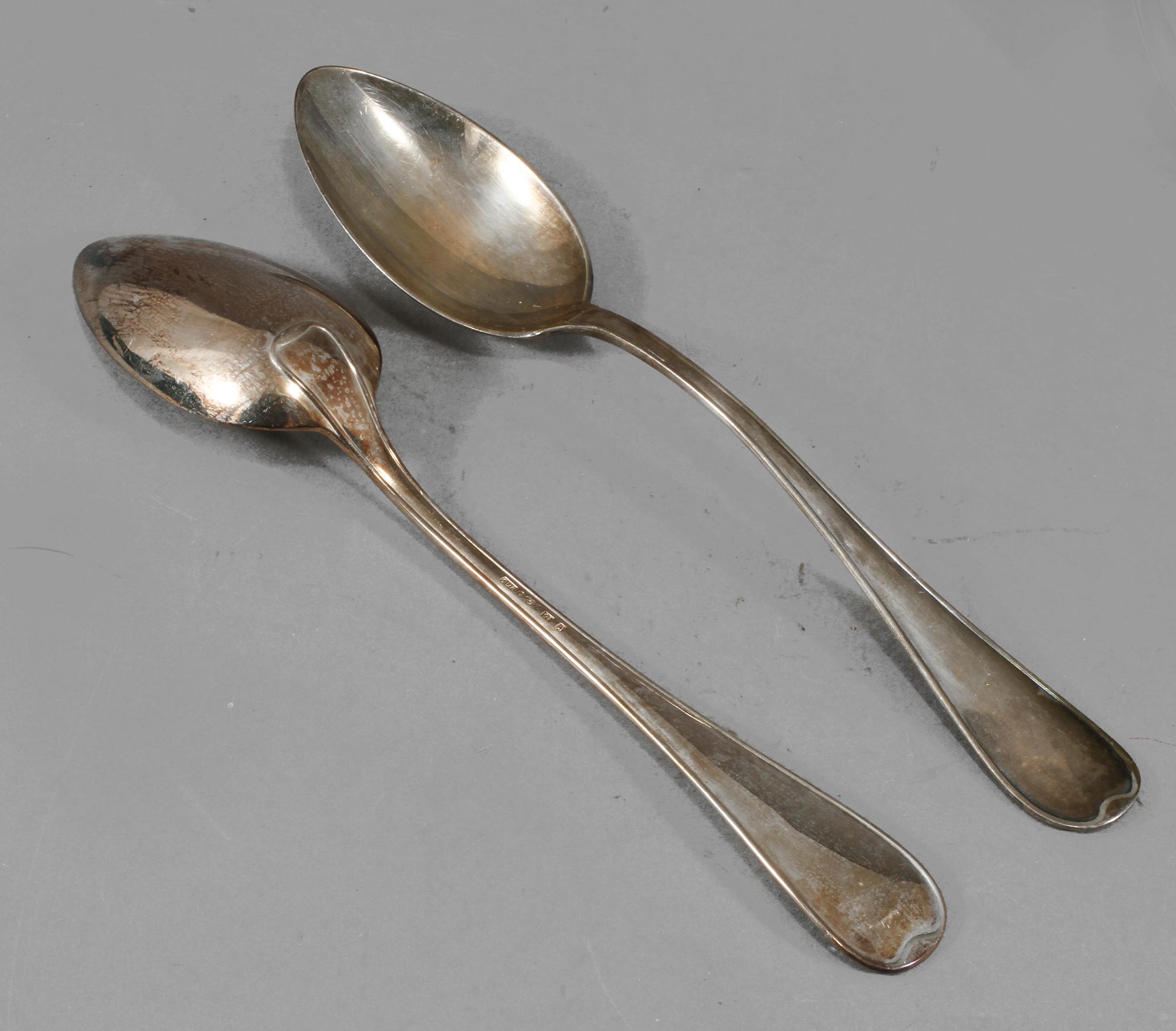 MATSKEDAR, 12 st, silver, C G Hallberg, Stockholm, 1950-tal, vikt 831 g.