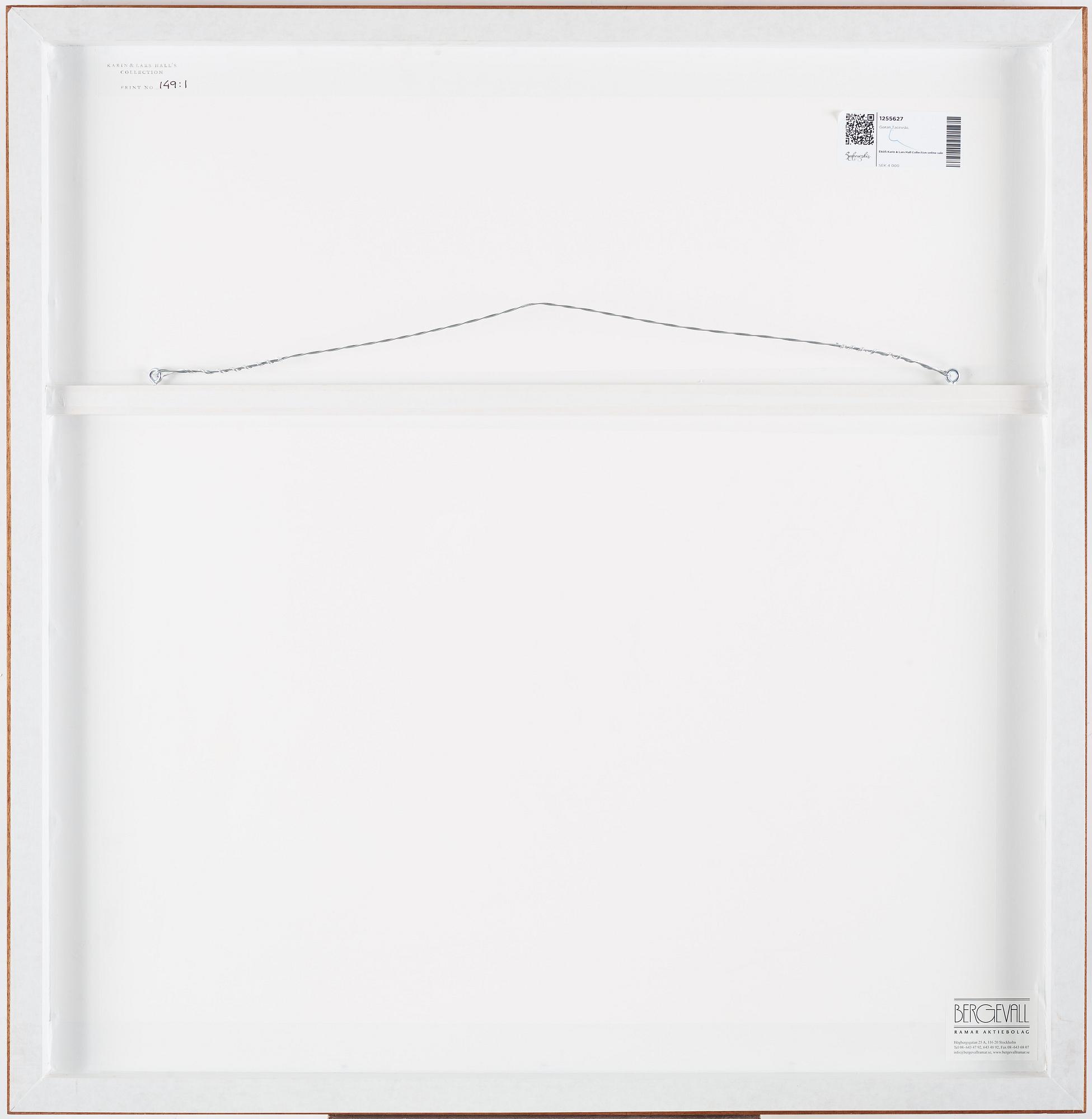 Goran Tacevski, fotografi signerad och numrerad 4/10.