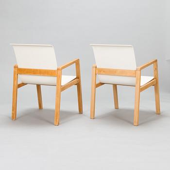 Alvar Aalto, a pair of '403' armchairs for Artek.