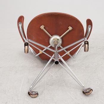 Arne Jacobsen, kontorsstol, "Sjuan", Fritz Hansen, Danmark, 1965.