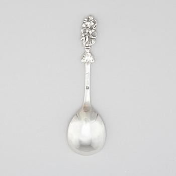 A Danish silver spoon, mark of Erik Stridbeck (1770-1842), Copenhagen.