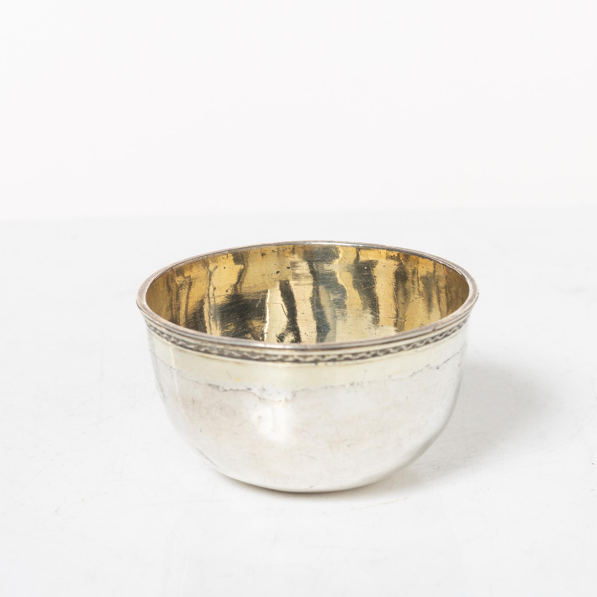 Tumlare samt medicinsked, silver, Sverige 1700-1800-tal.