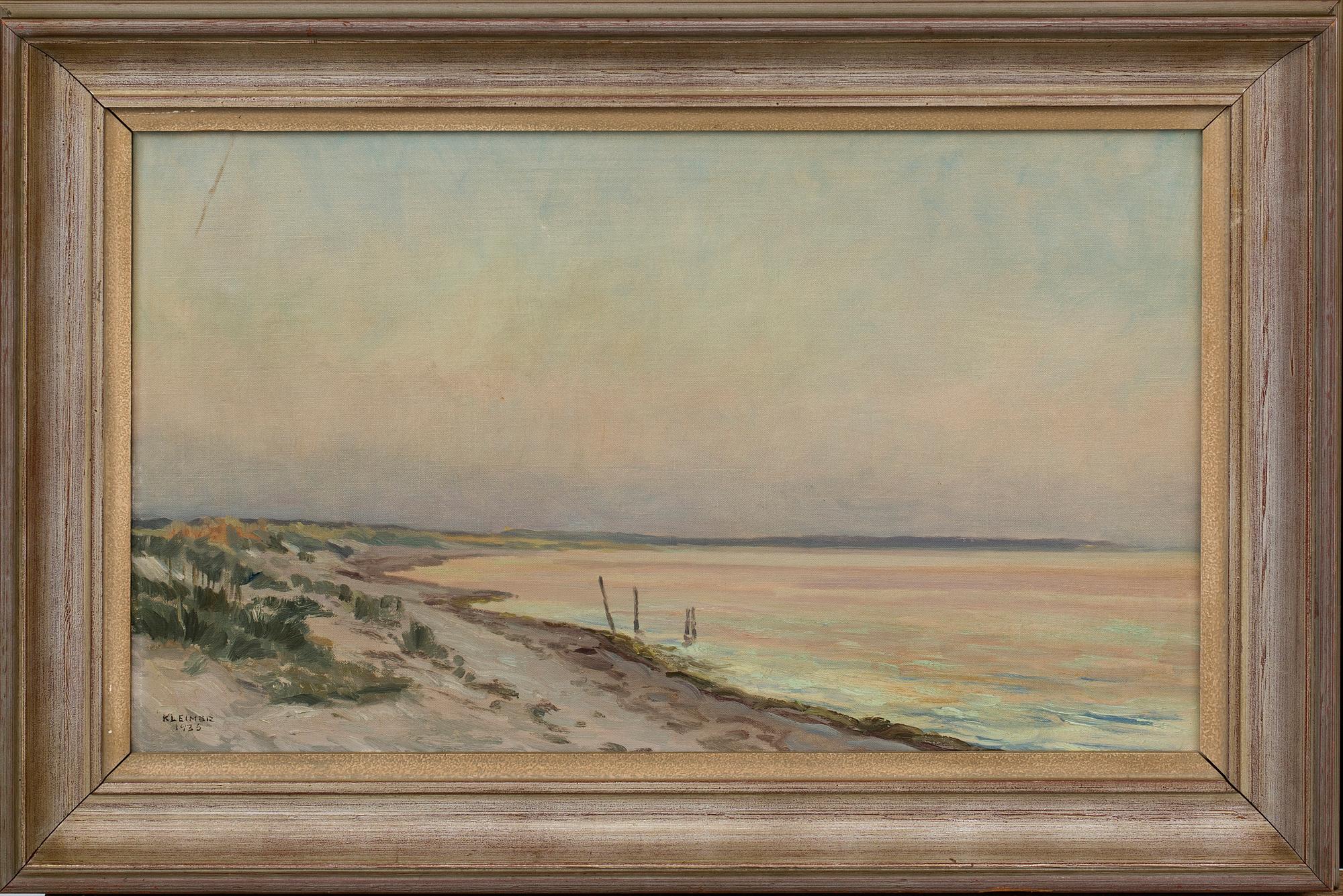 AXEL KLEIMER, oil on canvas, signed and dated 1936.