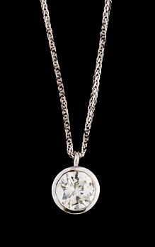 652. A gold and diamond pendant.