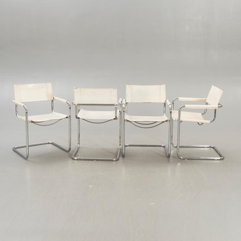 Mart Stam,  karmstolar 4 st "Cantilever", Jox Interni 1990-tal.