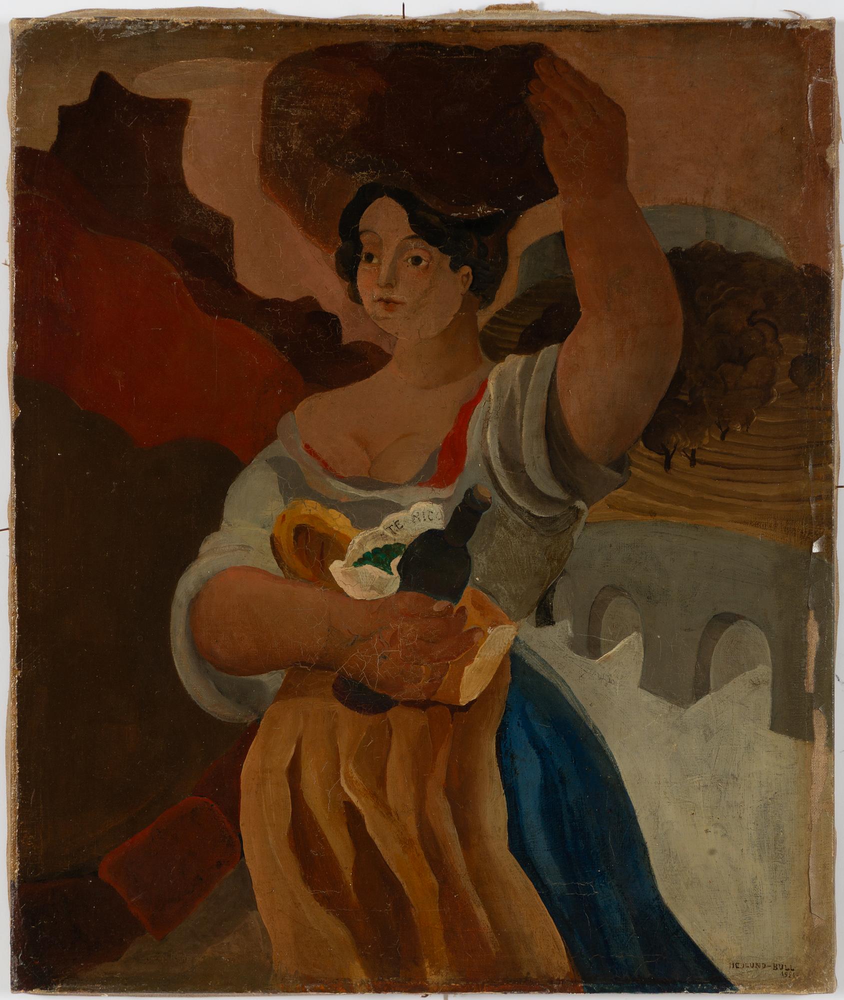 Bertil Bull Hedlund, "Figurer i Sydfranskt landskap".