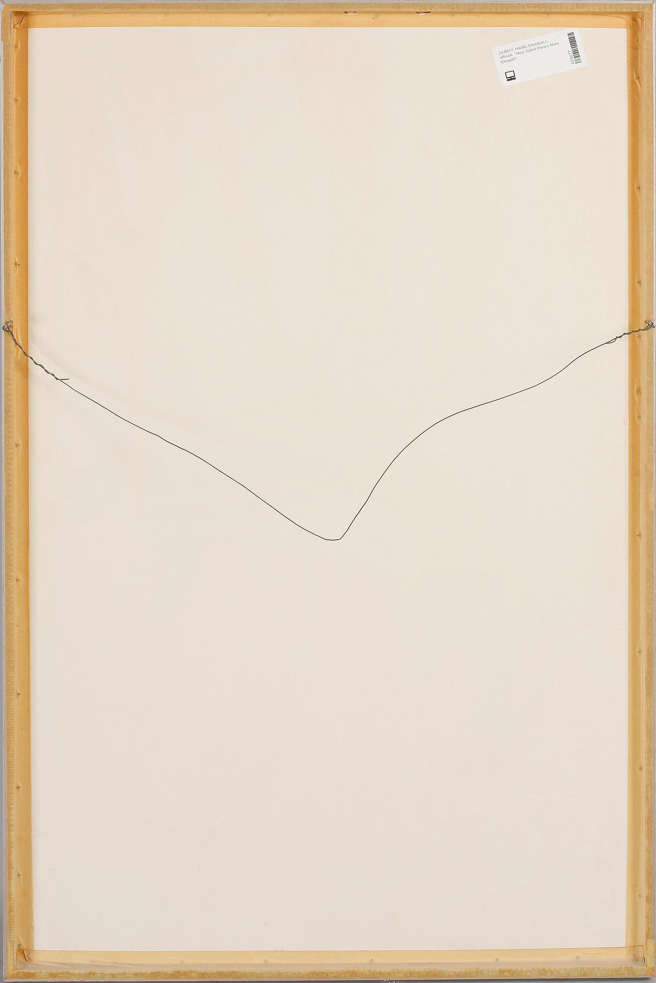 MARC CHAGALL, färglitografisk affisch, 1962.