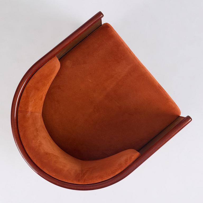 Mats Theselius, a "Järn/Moccafåtöljen" armchair, ed. 157/360, Källemo, Värnamo, post 1994.