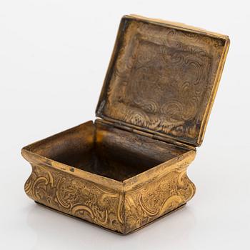 Snusdosa, Ludwig XV, rokoko, 1700-tal.