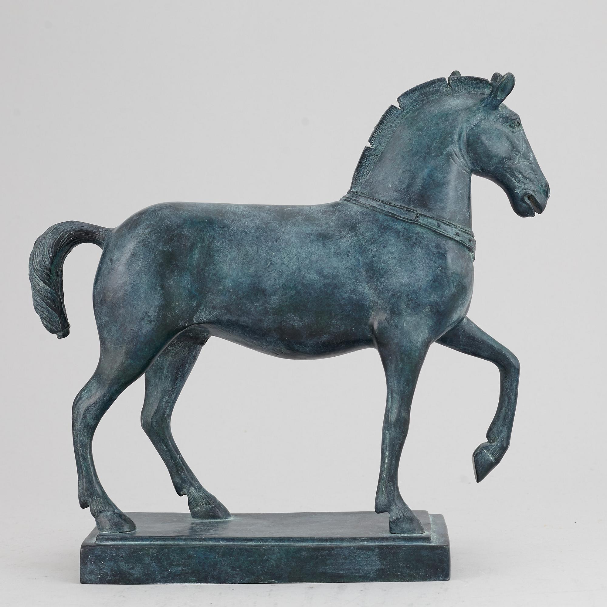 SKULPTUR, patinerad brons, FFA Fondeur, sent 1900-tal.
