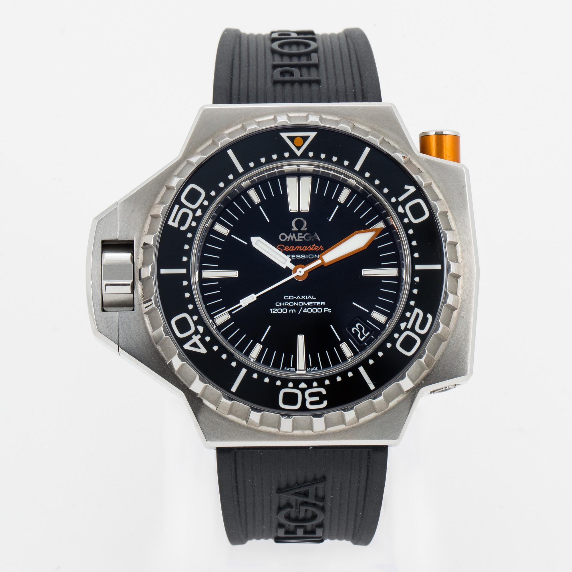 OMEGA, Seamaster Professional, Chronometer, "PloProf", armbandsur, 55 x 48 mm.