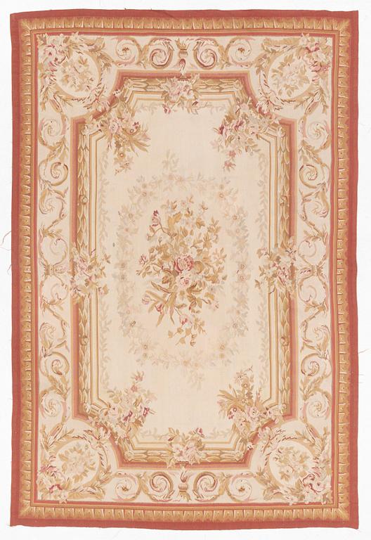 Rug, Aubusson style, early 20th century, approx. 270 x 180 cm.
