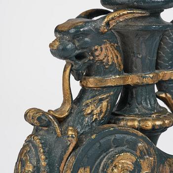 Piedestaler, ett par , 1800-talets slut.