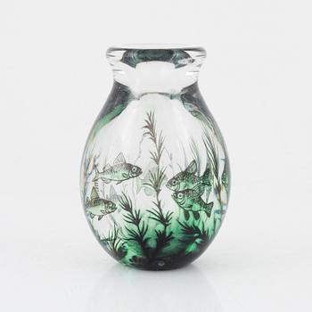 Edward Hald, vas, fiskgraal, Orrefors.