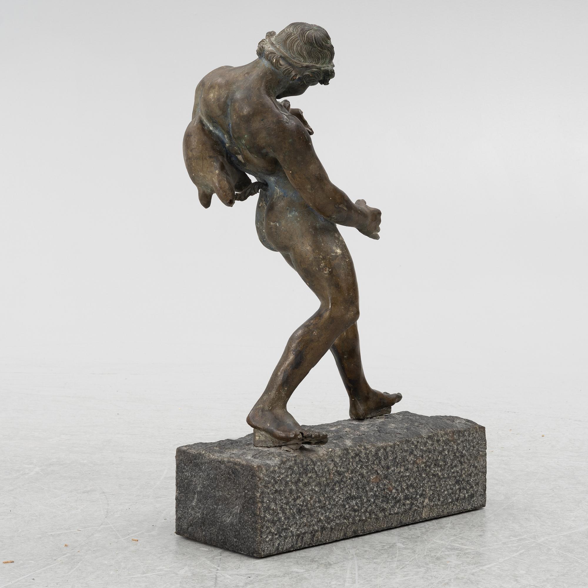 Sculpture, bronze, circa 1900.