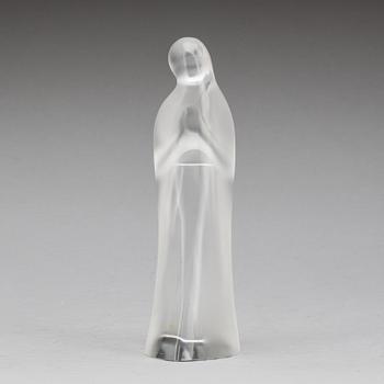 FIGURIN, glas, Lalique, Frankrike, 1900-talets andra hälft.