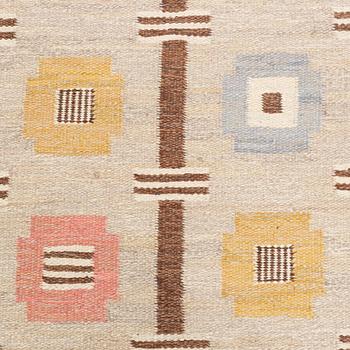 A swedish flat weave carpet, 200 x 160 cm.