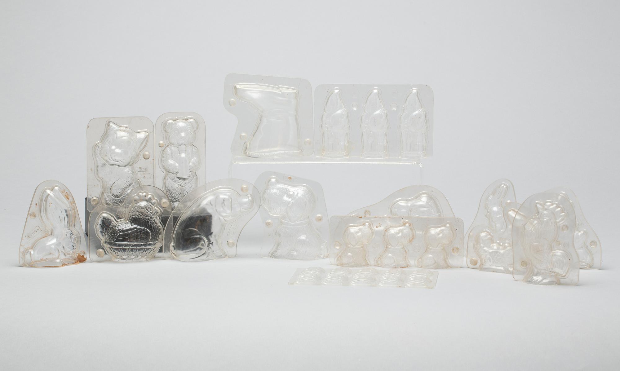 MARSIPAN/CHOKLADFORMAR, 15 st, 1950-tal.