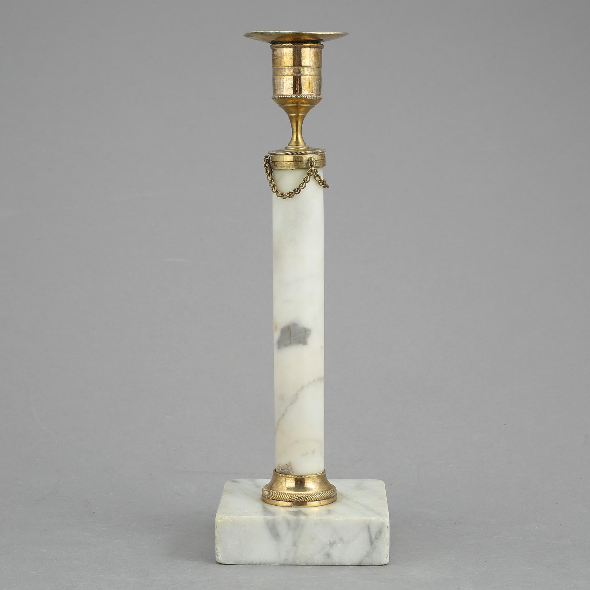 LJUSSTAKE, sengustaviansk, tidigt 1800-tal.