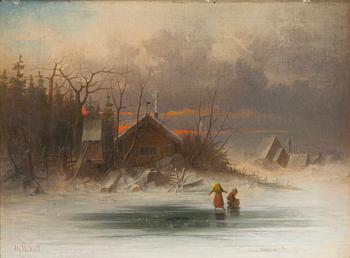 Anders Gustaf Koskull, Skating Child.