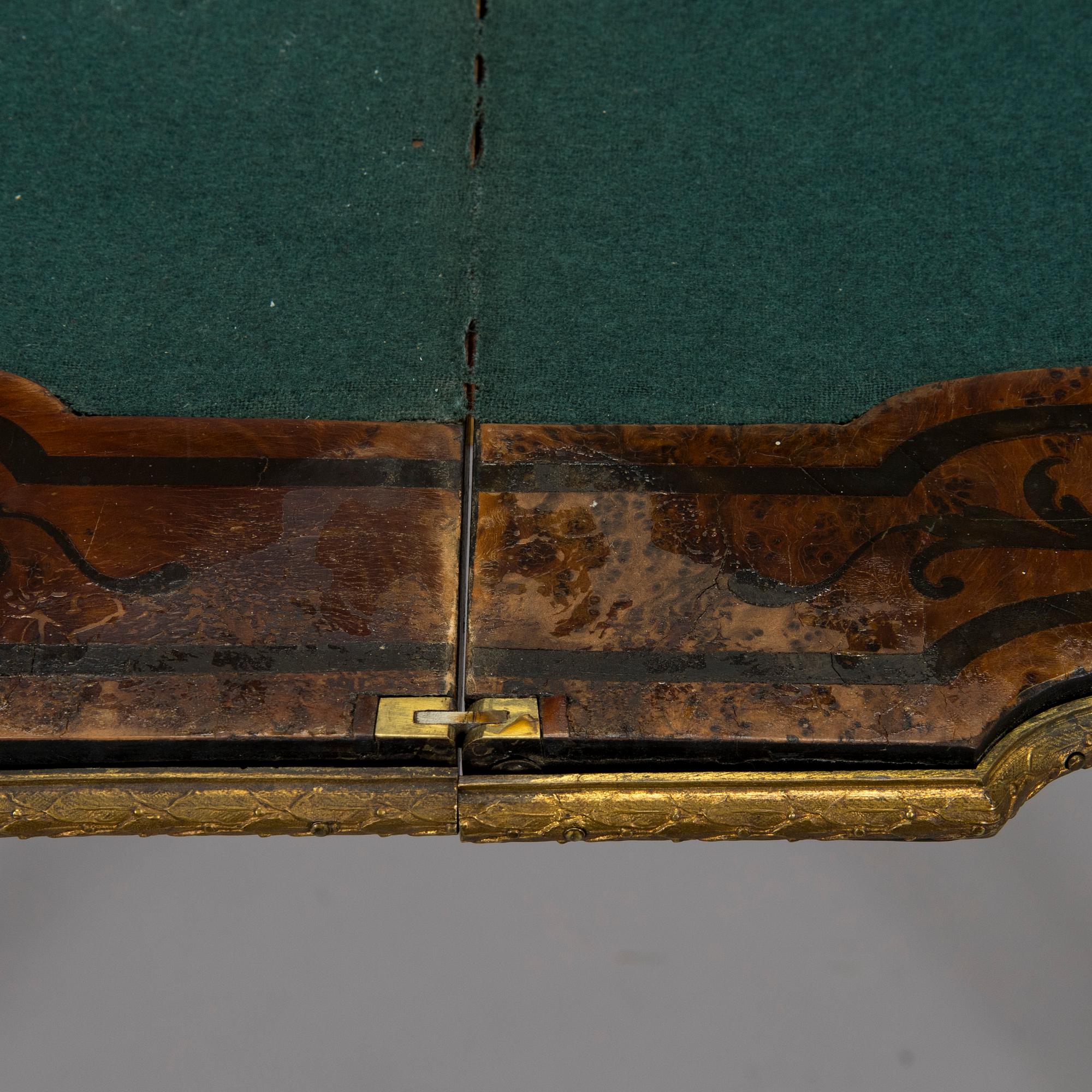 Game table, probably France, 19th century.