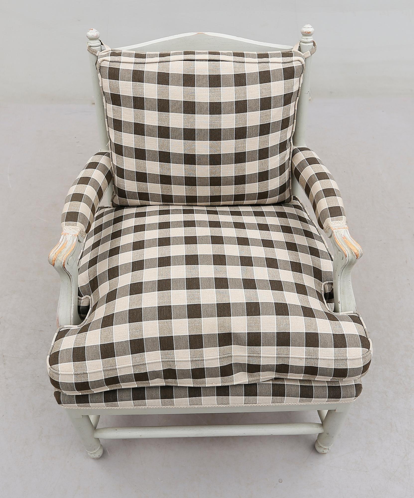 KARMSTOL, sk Gripsholmsstol, Solgården, 1900-talets andra hälft.