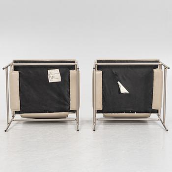 Ward Bennett, karmstolar, 6 st, "Envelope Chair", Geiger, 2000-tal.