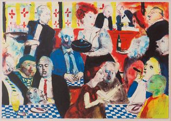 Peter Dahl, "Interior from Restaurang Prinsen".