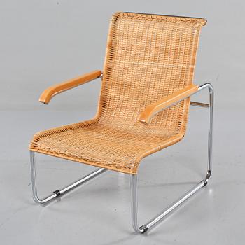 FÅTÖLJ, efter Marcel Breuer, Italien, 1970/80-tal.