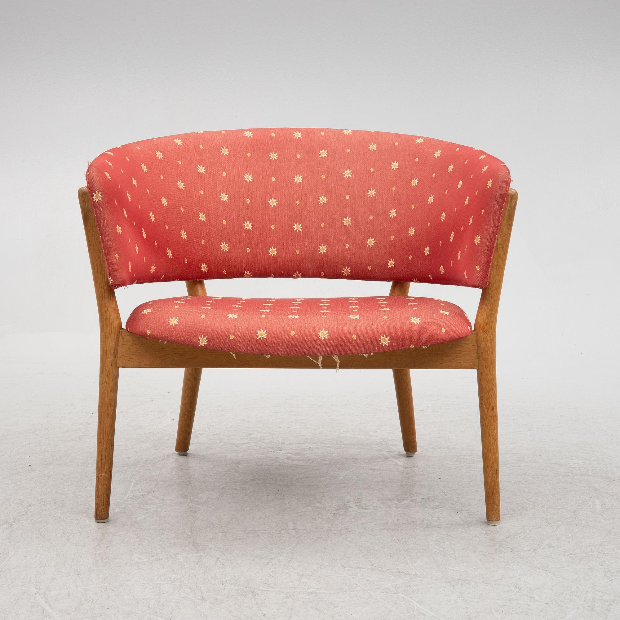 Jörgen and Nanna Ditzel, a pair of armchairs, 'Kitani ND-01', Willadsen, Vejen, 1950's.