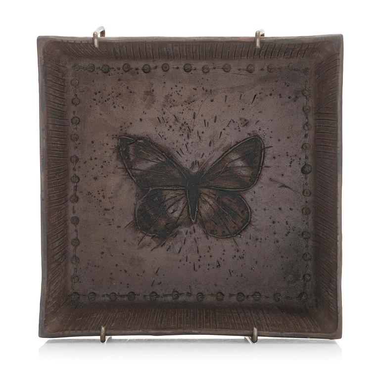Rut Bryk, a stoneware wall relief, signed BRYK.