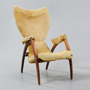 FÅTÖLJ, omkring 1900-talets mitt.