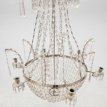 Chandelier Louis XVI style, first half of the 20th century.