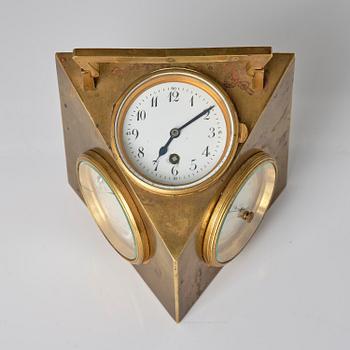 Reseur med barometer och termometer, Frankrike, 1900-talets början.