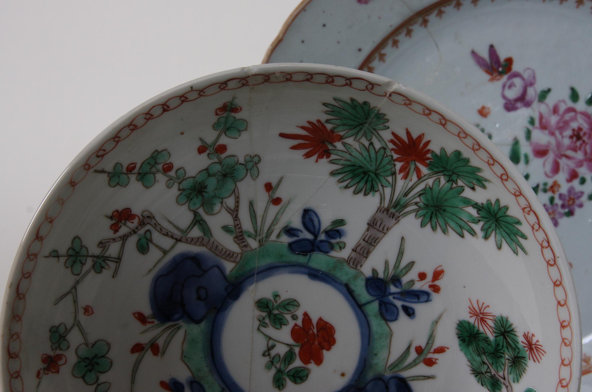 PARTI PORSLIN, orientaliskt, 10 delar.