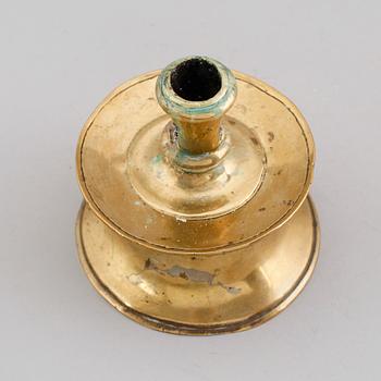LJUSSTAKE, mässing, 1500-tal.