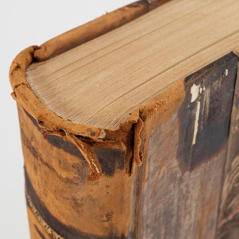 Three volumes of 'Svenska fåglar' by the von Wright brothers, printed at A.Börtsells Tryckeri AB, Stockholm, 1924-29.