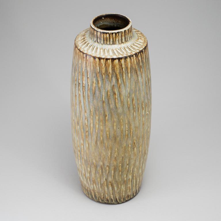 A Gunnar Nylund stone ware floor vase "Rubus", Rörstrand.