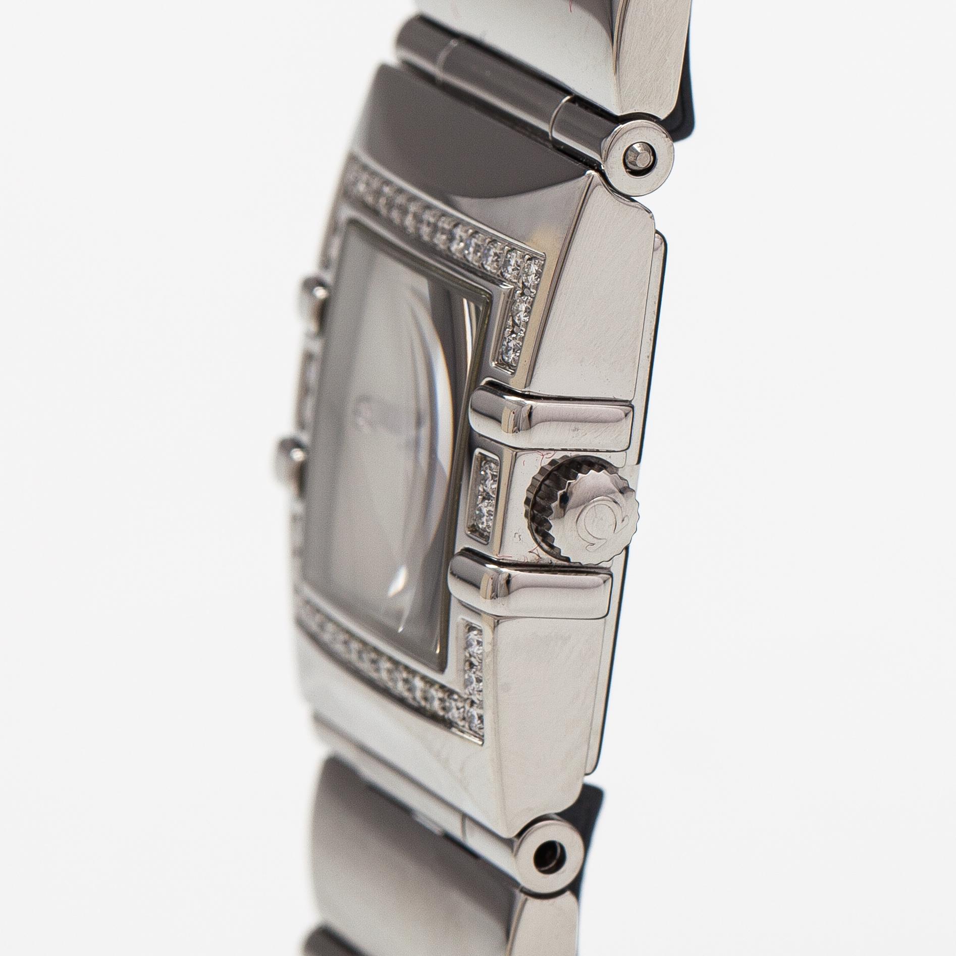 Omega, Constellation, Quadra, wristwatch, 21 x 24 mm.