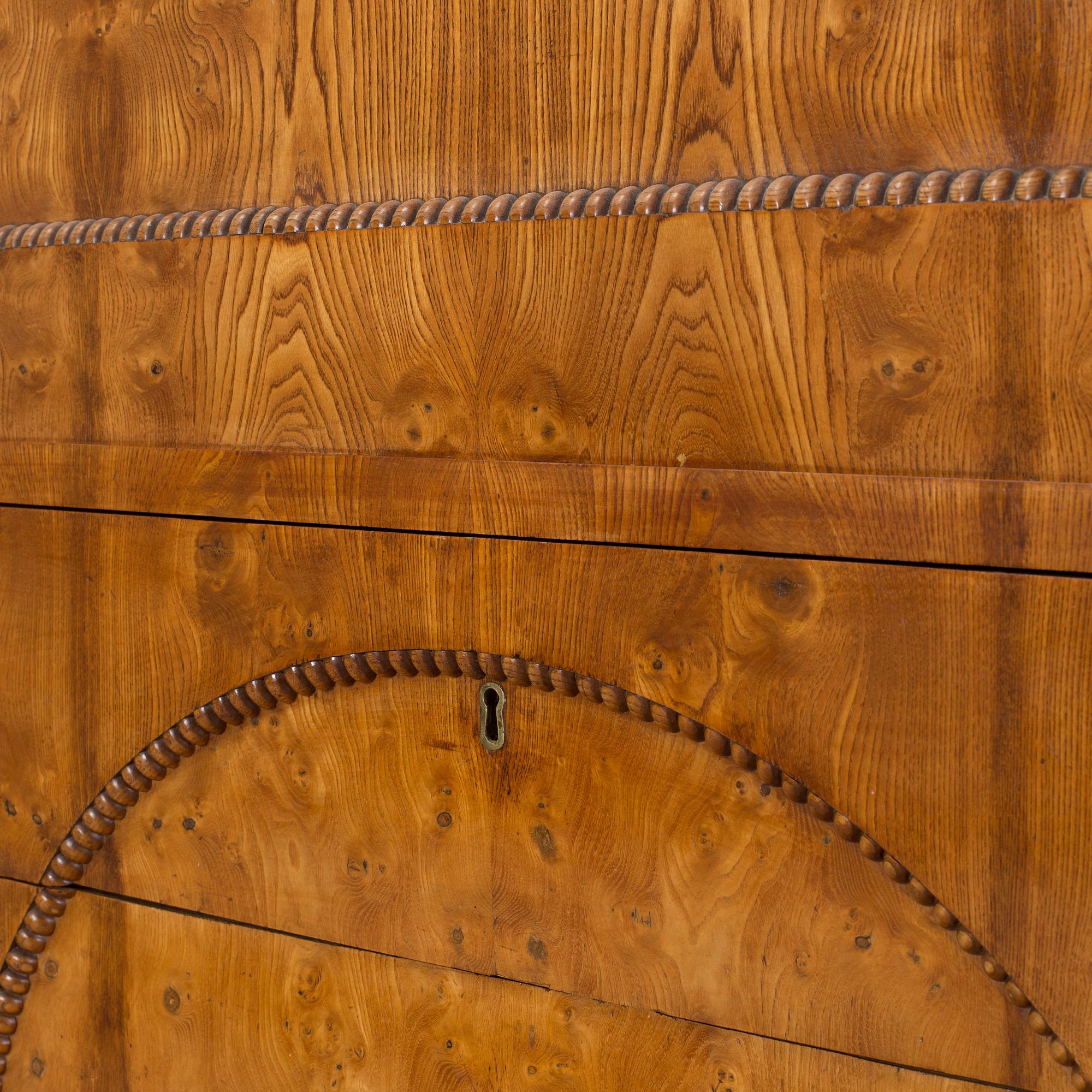 SECRETAIRE A ABATTANT, attributed to Per Fredrik Ahlgren, Visby, Gotland, mid 1800s.