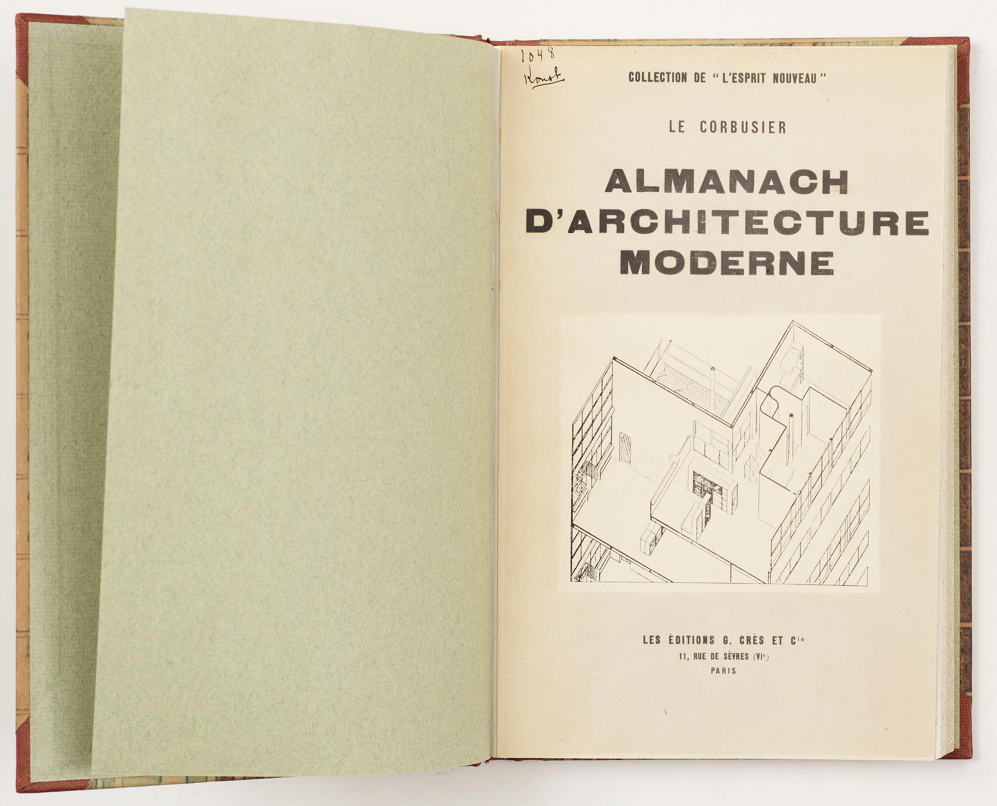 BOK, "Almanach d´architecture Moderne", Paris, 1920-tal.