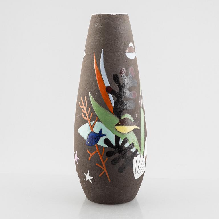 Anna-Lisa Thomson, a floor vase, 'Havsflora', Upsala-Ekeby,  1956-1964.
