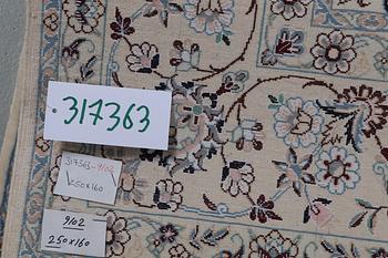 Matta, Nain, part silk, 6 Laa, ca 250 x 160 cm.