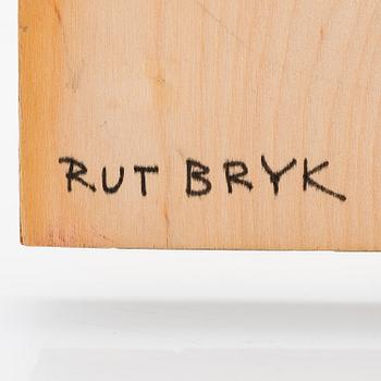 Rut Bryk, relief, keramik, signerad Rut Bryk.