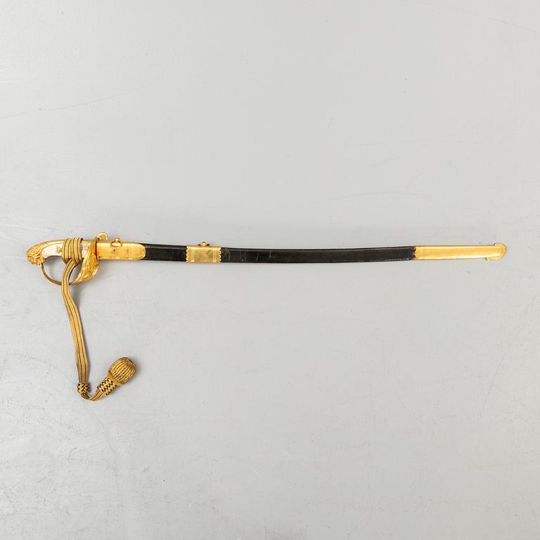 Sabel Tyska Kejserliga Marinen, Kriegsmarine, med portepee, 1900-talets början.