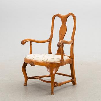 Karmstol, Rokoko, troligen Danmark, 1700-tal.