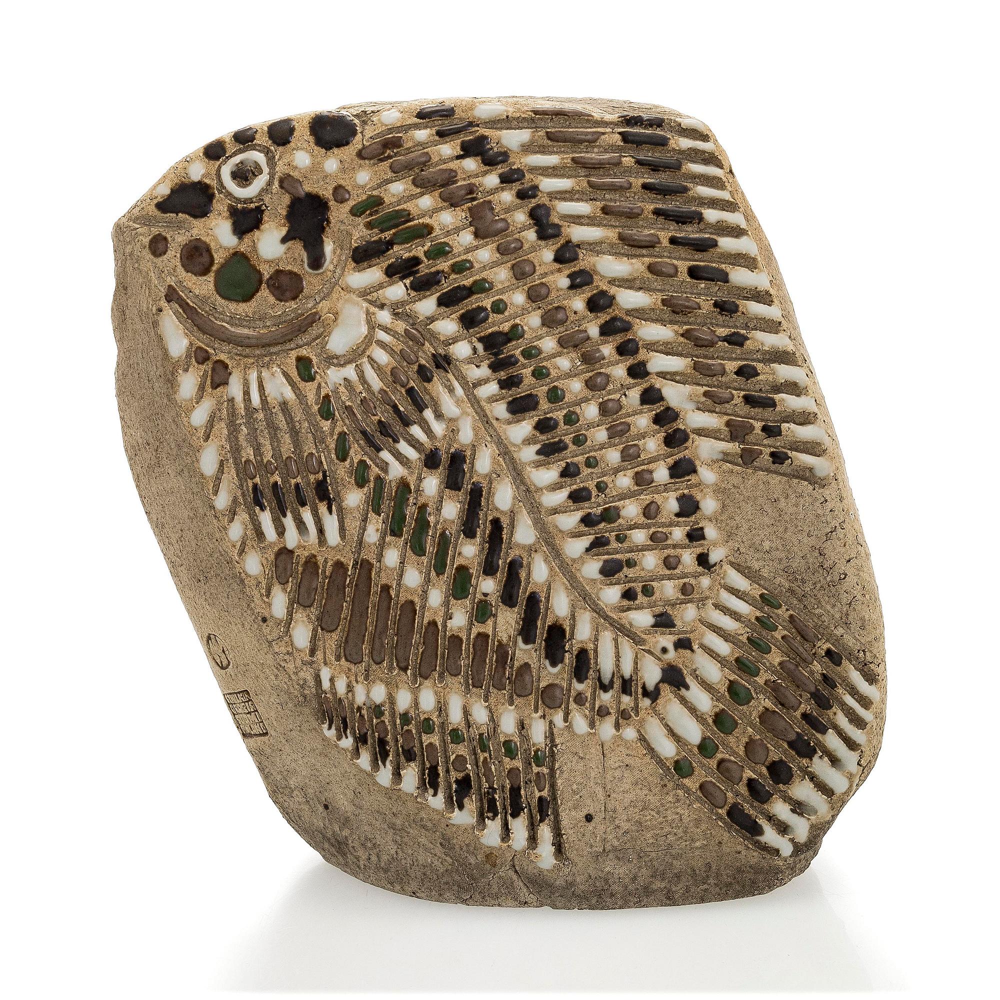 Michael Schilkin, a stoneware sculpture, stamp signed Schilkin Arabia Suomi Finland.