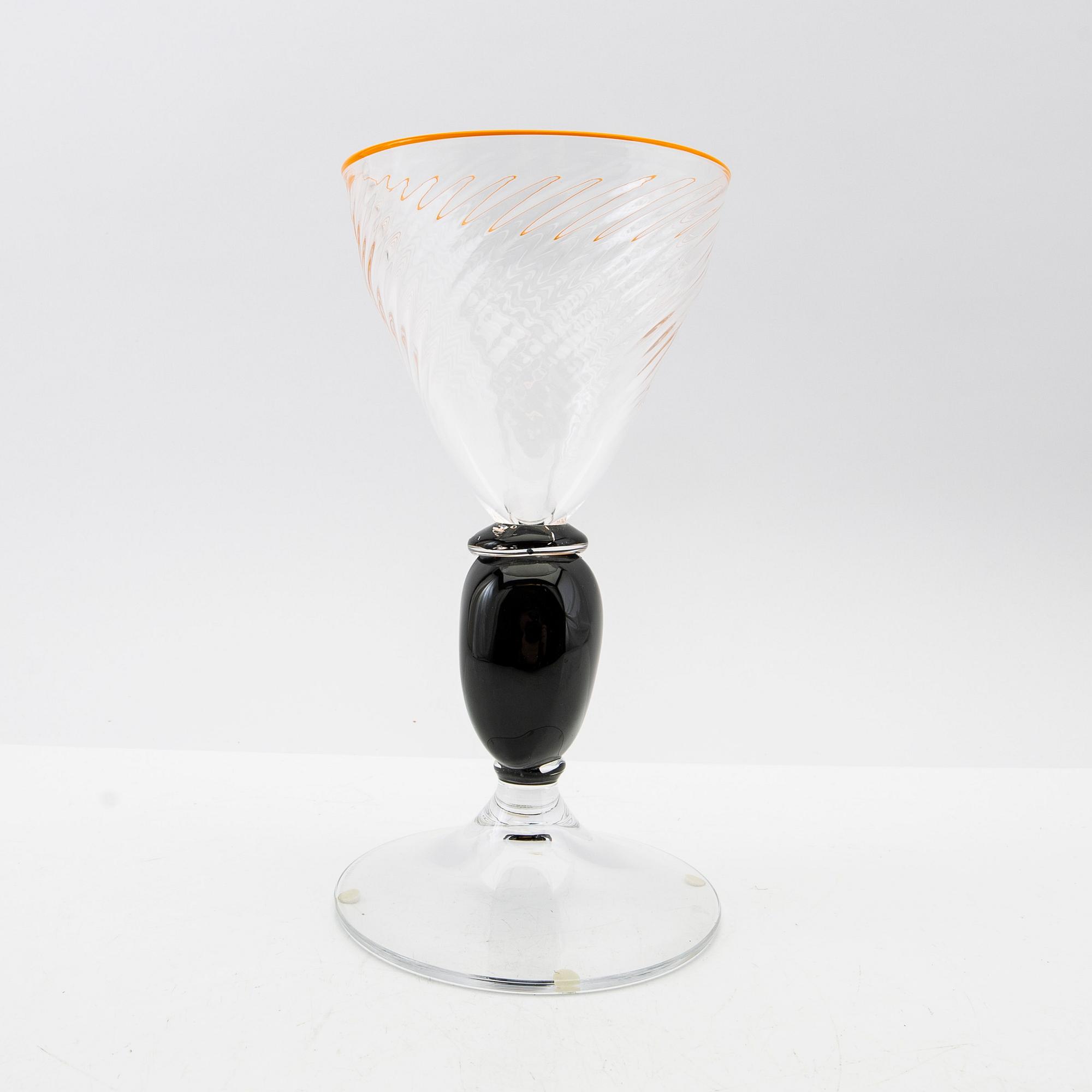 Bertil Vallien, Pokal, "Head first", lim. ed., Kosta Boda.