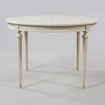 MATGRUPP, 7 delar, gustaviansk stil, omkring 1900-talets mitt.