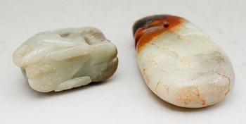 FIGURER, 2 st, jade, Kina.